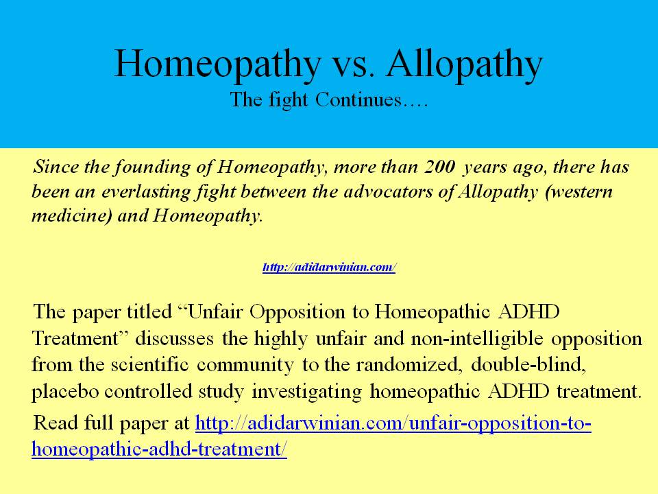 Allopathic Vs Homeopathy Vs Ayurvedic Diet