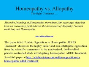Allopathy vs Homeopathy ADHD Treatment adidarwinian