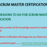 Top 9 Reasons To Go For Scrum Master Certification