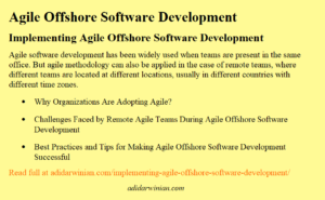 Implementing Agile Offshore Software Development adidarwinian